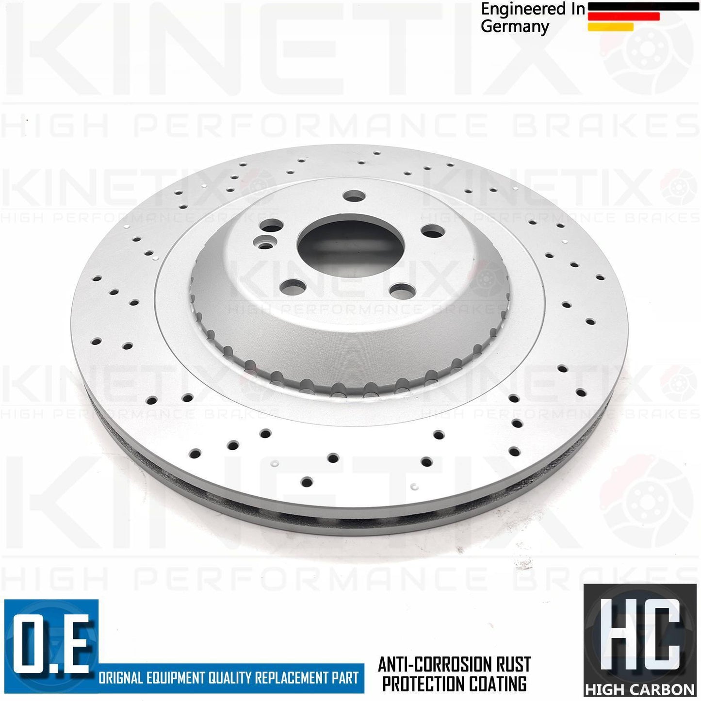 FOR MERCEDES S350d S300h AMG DRILLED REAR BRAKE DISCS MINTEX PADS SENSOR 340mm