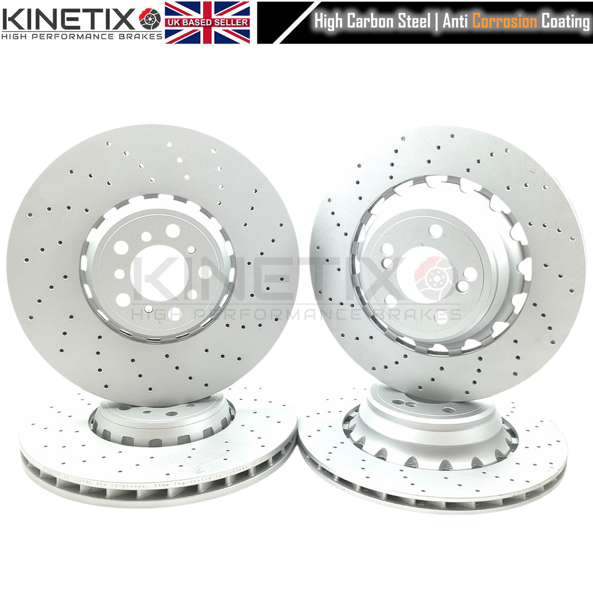 FOR BMW X5M F85 X6M F86 DRILLED FRONT REAR LEFT RIGHT BRAKE DISCS PADS & WEAR WIRE SENSOR LEADS 395mm 385mm