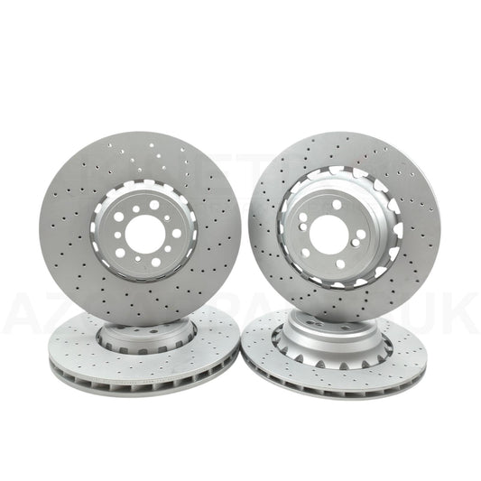 BMW X5M X6M F85 F86 (2014-2019) CROSS DRILLED FRONT REAR BRAKE DISCS 395mm 385mm 34112284901 | 34112284902 | 34212284903 | 34212284904