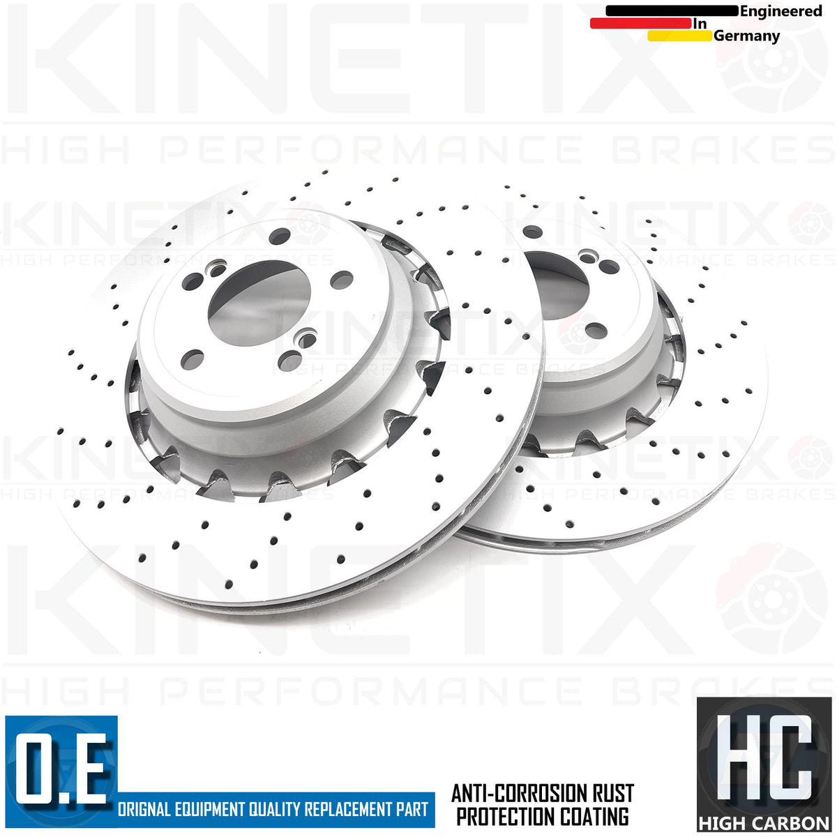 FOR BMW X5M F85 X6M F86 DRILLED FRONT REAR LEFT RIGHT BRAKE DISCS PADS & WEAR WIRE SENSOR LEADS 395mm 385mm