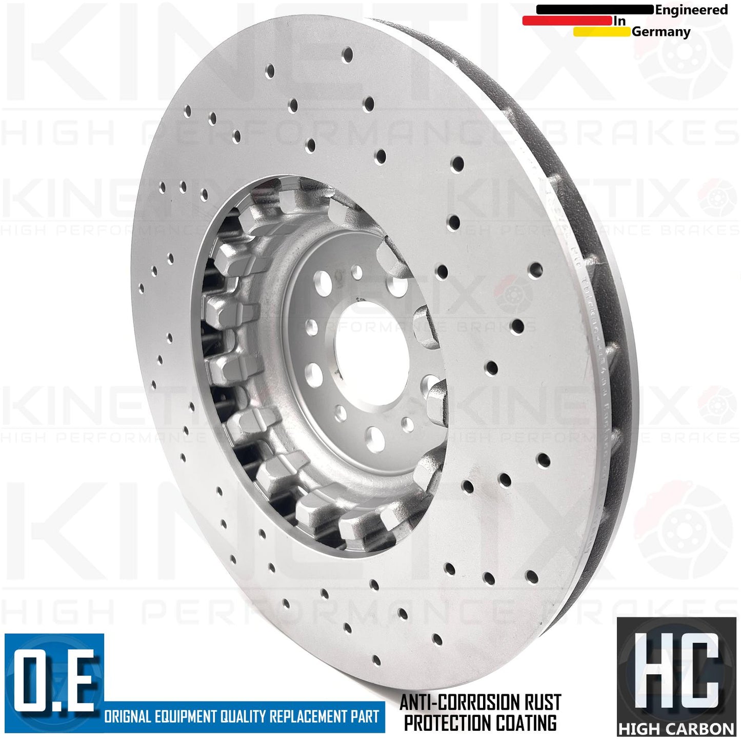 FOR BMW M3 Competition (G80/G81) FRONT LEFT RIGHT DRILLED BRAKE DISCS PADS & WEAR WIRE SENSOR LEAD 380mm X 36mm 34108093709 | 34108093710 | 34107889661 | 34107889662