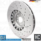 FOR BMW M3 G80 G81 COMPETITION CROSS DRILLED FRONT REAR BRAKE DISCS 380mm 370mm