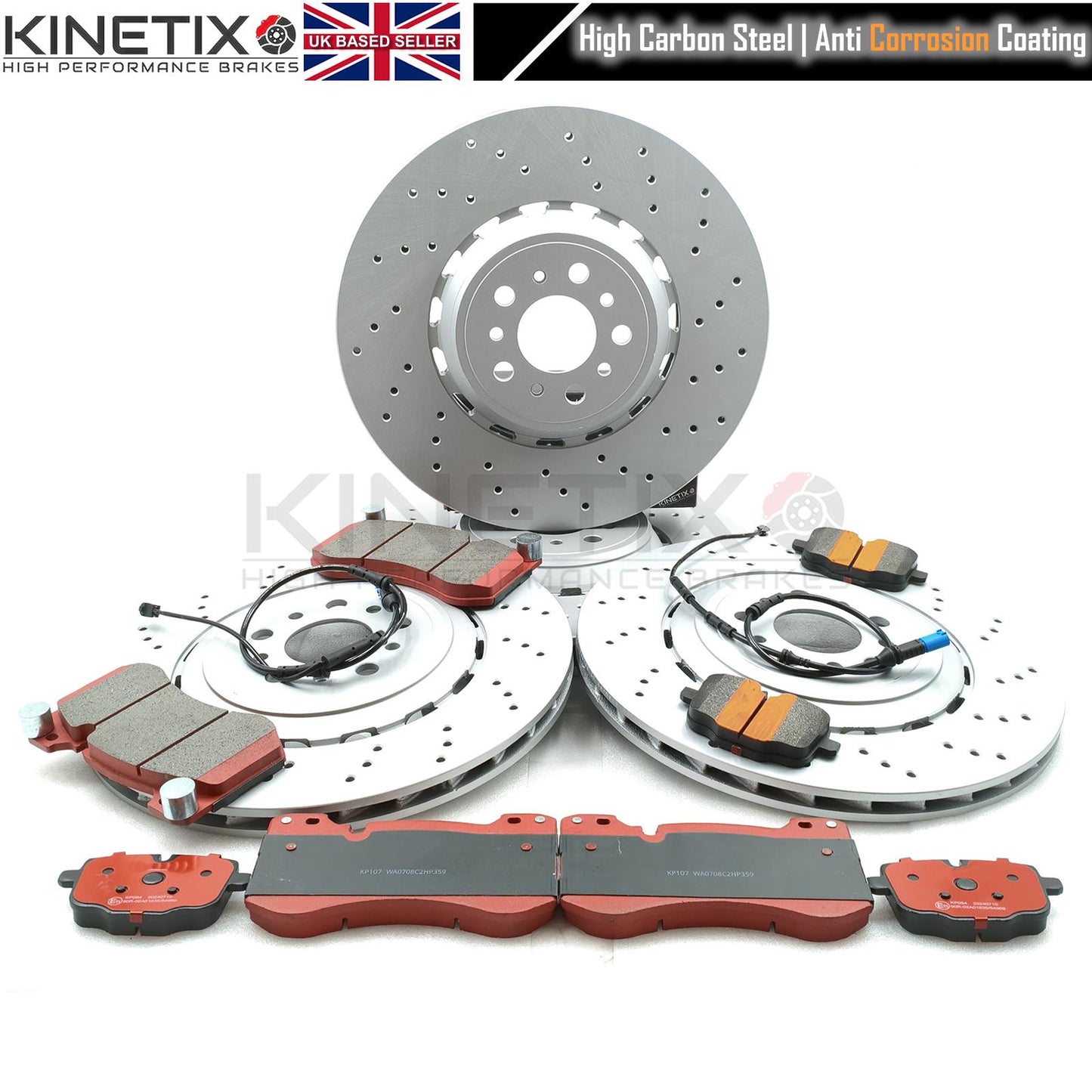 FOR BMW M3 G80/G81 (2020+) Competition FRONT REAR BRAKE DISCS PADS 380mm 370mm