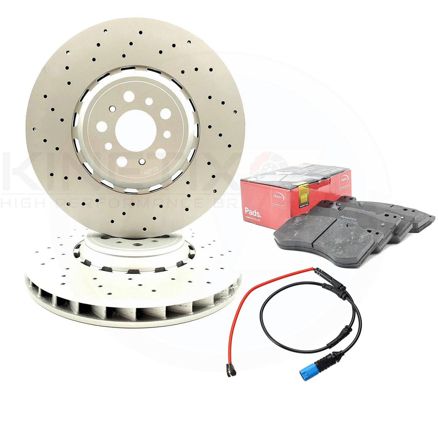 FITS BMW M2 G87 M3 G80 G81 M4 G82 G83 Competition FRONT BRAKE DISCS PADS 380mm