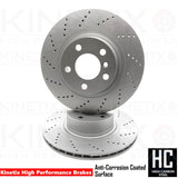 FOR BMW X3 35d M SPORT FRONT REAR DRILLED BRAKE DISCS PADS WEAR WIRES 328m 330m