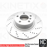 FOR BMW X3 X4 F25 F26 FRONT REAR DRILLED BRAKE DISCS PADS SENSORS 328mm 330mm