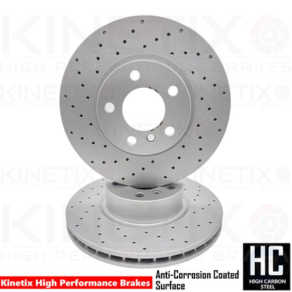 FOR BMW X3 X4 F25 F26 30d FRONT REAR DRILLED BRAKE DISCS PADS SENSORS 328/330
