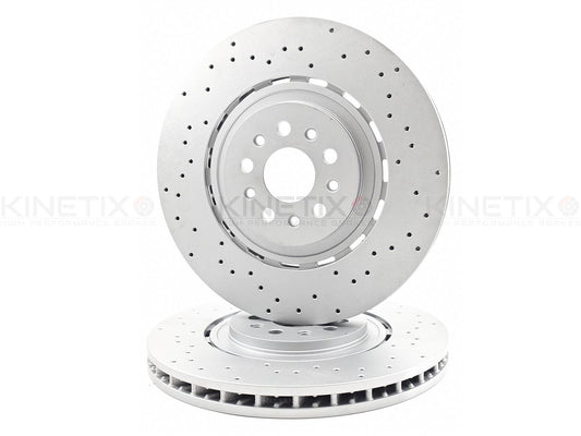 FOR MASERATI GHIBLI QUATTROPORTE LEVANTE 3.8 V8 GTS FRONT BRAKE DISCS 380mm