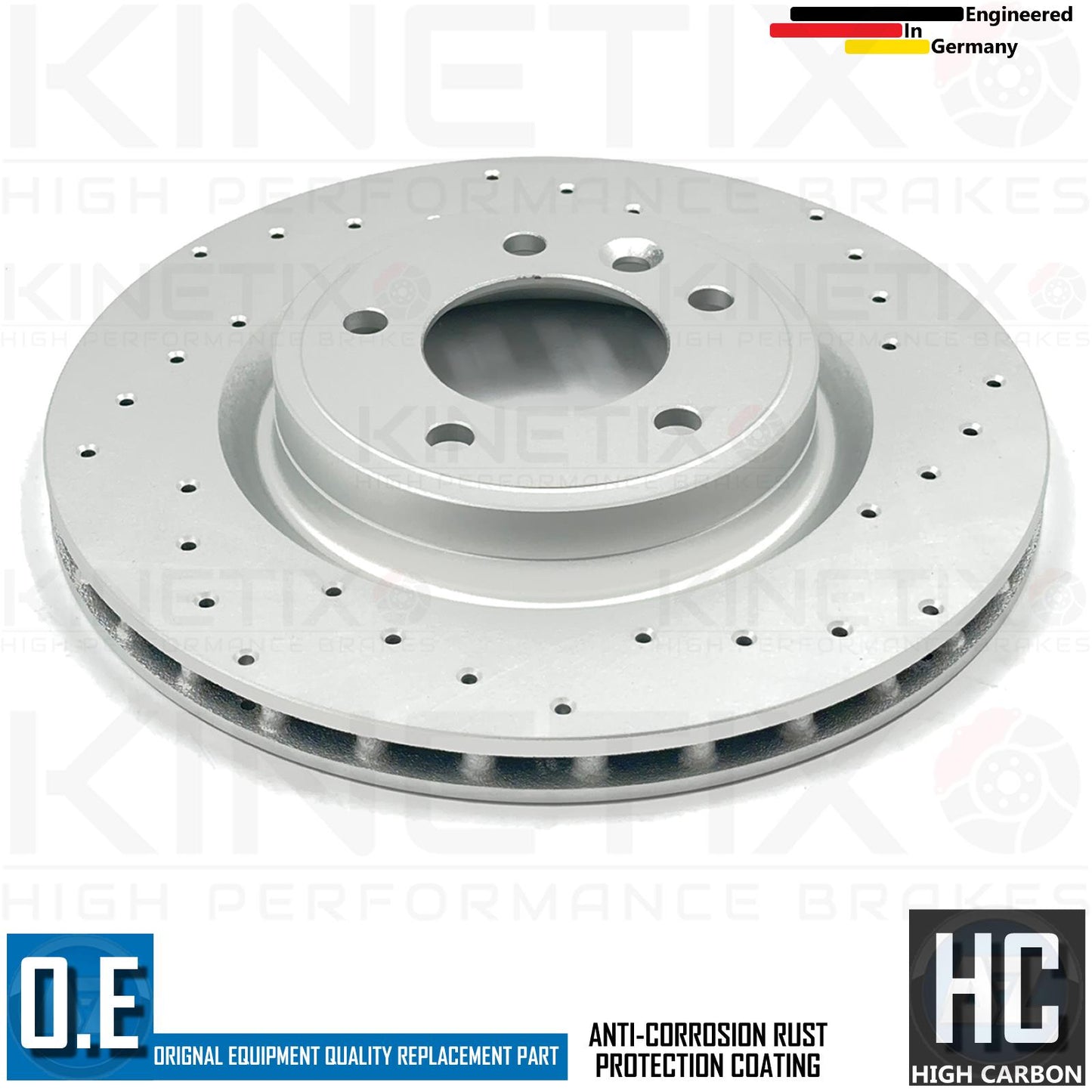 FOR RANGE ROVER SPORT 2.0 SI4 DRILLED FRONT REAR BRAKE DISCS BREMBO PADS