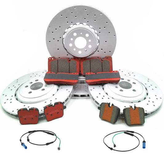 FOR BMW M5 F90 M8 F91 F92 F93 COMPETITION FRONT REAR BRAKE DISCS PADS SENSORS