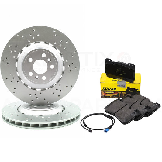 FOR BMW M5 F90 M8 F91 F92 F93 COMPETITION FRONT BRAKE DISCS TEXTAR PADS 395mm
