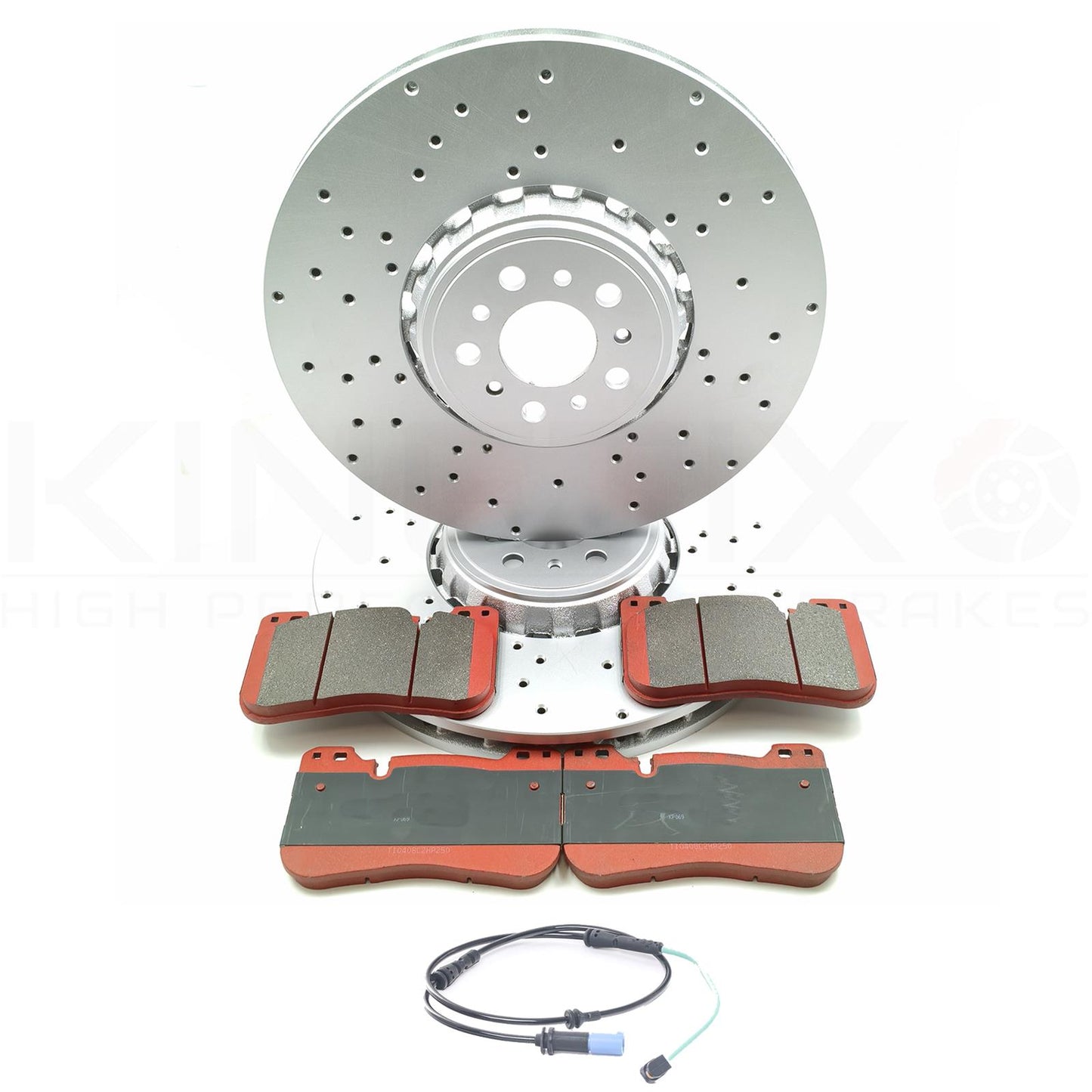 FOR BMW M5 F90 COMPETITION FRONT LEFT RIGHT BRAKE DISCS K44 RACING PADS 395mm