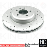 FOR BMW 430d 435d 435i 440i F32 F33 F36 REAR BRAKE DISCS PADS WEAR SENSOR 345mm