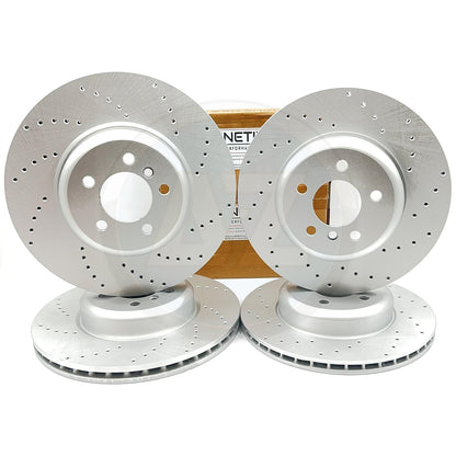FOR BMW 3 4 SERIES F30 F31 F32 F33 F36 M SPORT FRONT REAR BRAKE DISCS 370m 345m