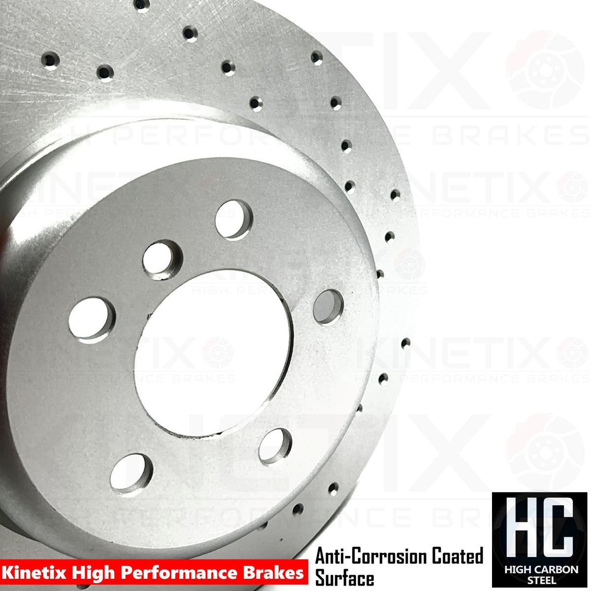 FOR BMW 518d 520d 525d 520i M SPORT DRILLED REAR BRAKE DISCS PADS SENSOR 330mm