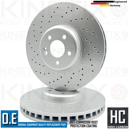 FOR MERCEDES E300 2018 - 2024 FRONT REAR BRAKE DISCS PADS SENSORS 360mm 320mm