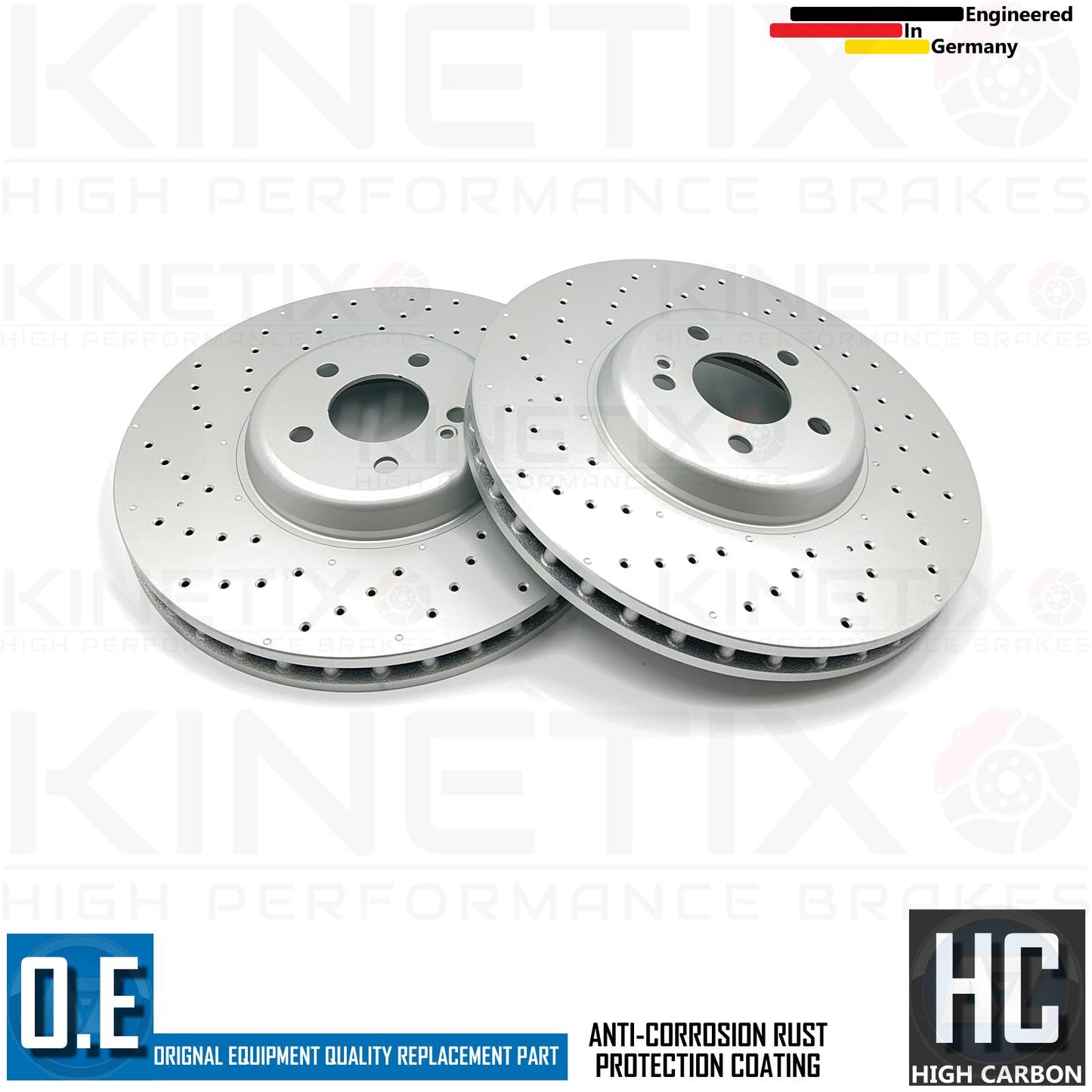 FOR MERCEDES E300 2019 - 2024 FRONT REAR BRAKE DISCS PADS SENSORS 360mm 320mm