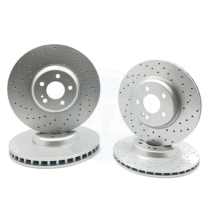 FOR MERCEDES GLC200 2016 - 2018 FRONT REAR BRAKE DISCS PADS SENSORS 360mm 320mm