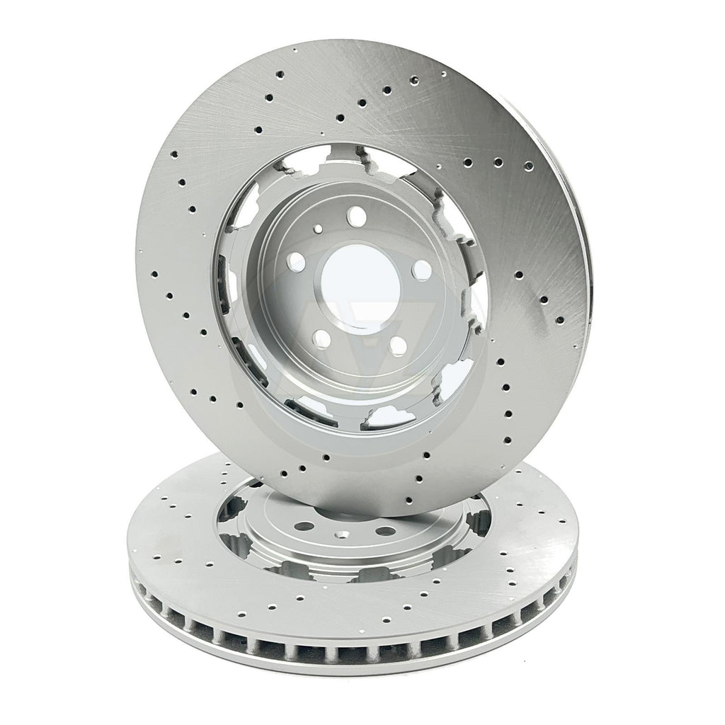 FOR AUDI RS6 (C8) RS7 (4K) 2019- 4.0 REAR BRAKE DISCS PAIR 370mm 4K0615601A