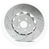 FOR AUDI RS6 C8 RS7 4K DRILLED FRONT REAR BRAKE DISCS PADS SENSORS 420mm 370mm