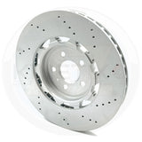 FOR AUDI RS6 C8 RS7 4K DRILLED FRONT REAR BRAKE DISCS PADS SENSORS 420mm 370mm