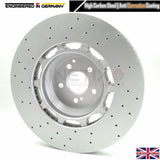 FOR MERCEDES S65 AMG FRONT BRAKE DISCS BREMBO PADS 390mm X 36mm & SENSOR WIRE