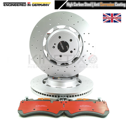 FOR MERCEDES AMG GTS FRONT BRAKE DISCS CERAMIC RACING PADS 390mm X 36mm