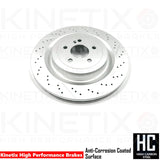 FOR MERCEDES SL63 AMG 2012- REAR BRAKE DISCS BREMBO PADS SENSOR WIRE 360mm