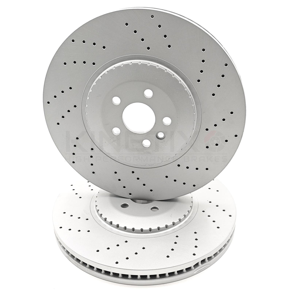 FOR JAGUAR F-PACE SVR P575 V8 (2018-) DRILLED FRONT REAR BRAKE DISCS PADS WIRES
