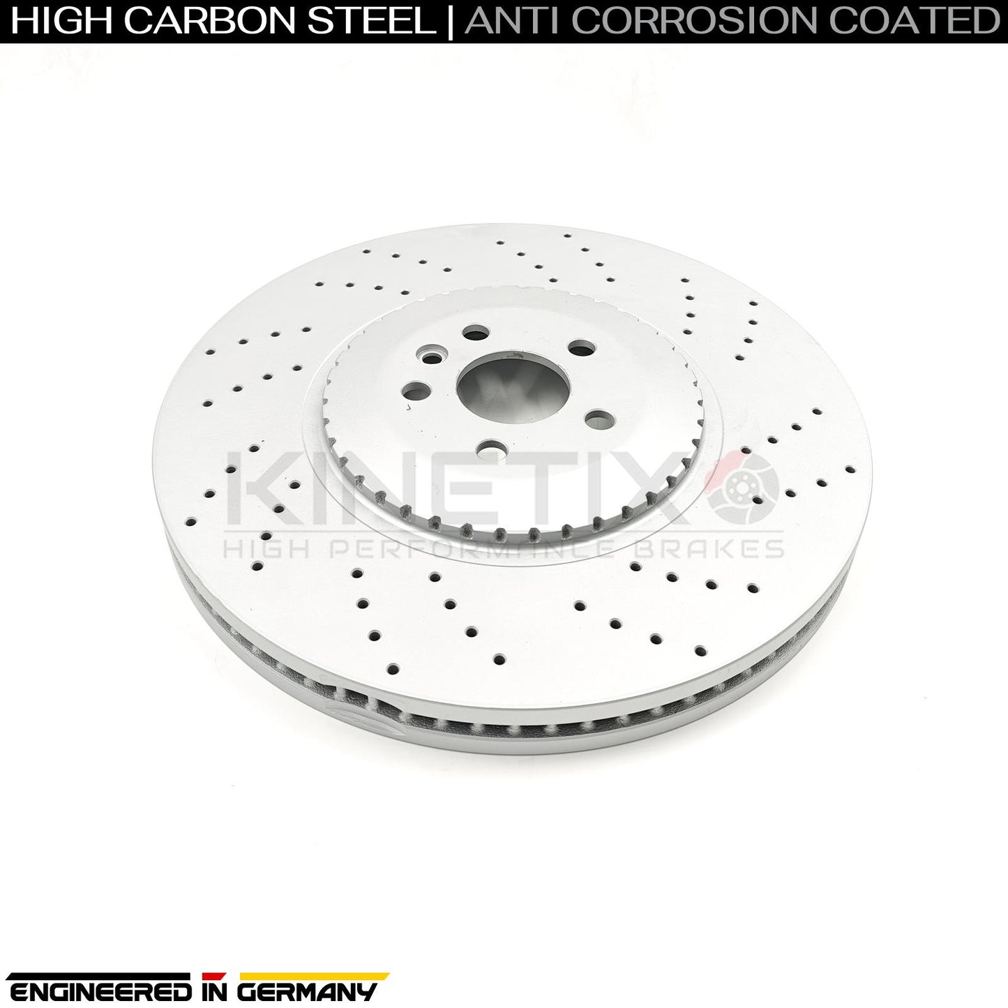 FOR JAGUAR F-PACE SVR P575 V8 (2018-) DRILLED FRONT REAR BRAKE DISCS PADS WIRES