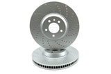FOR RANGE ROVER FIRST EDITION P530 DRILLED FRONT REAR BRAKE DISCS DELPHI PADS
