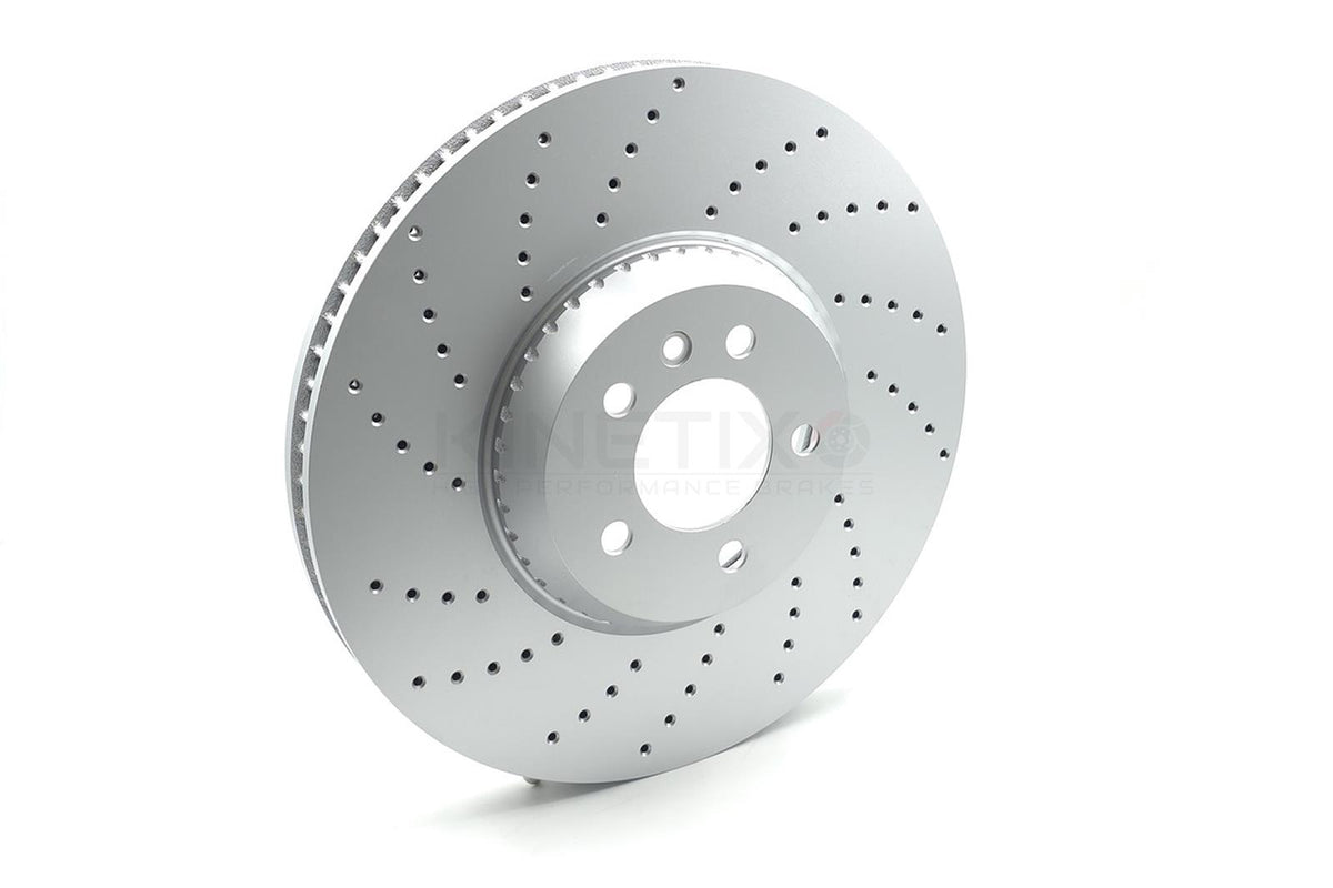FOR RANGE ROVER AUTOBIOGRAPHY P460e DRILLED FRONT BRAKE DISCS DELPHI PADS 19"