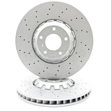 FOR BENTLEY BENTAYGA 15- 6.0 4.0 4.0D DRILLED FRONT REAR BRAKE DISCS 400mm 380mm