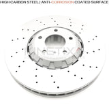 FOR BENTLEY BENTAYGA 15- 6.0 4.0 4.0D DRILLED FRONT REAR BRAKE DISCS 400mm 380mm