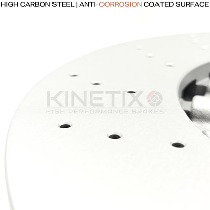FOR BENTLEY BENTAYGA 15- 6.0 4.0 4.0D DRILLED FRONT REAR BRAKE DISCS 400mm 380mm