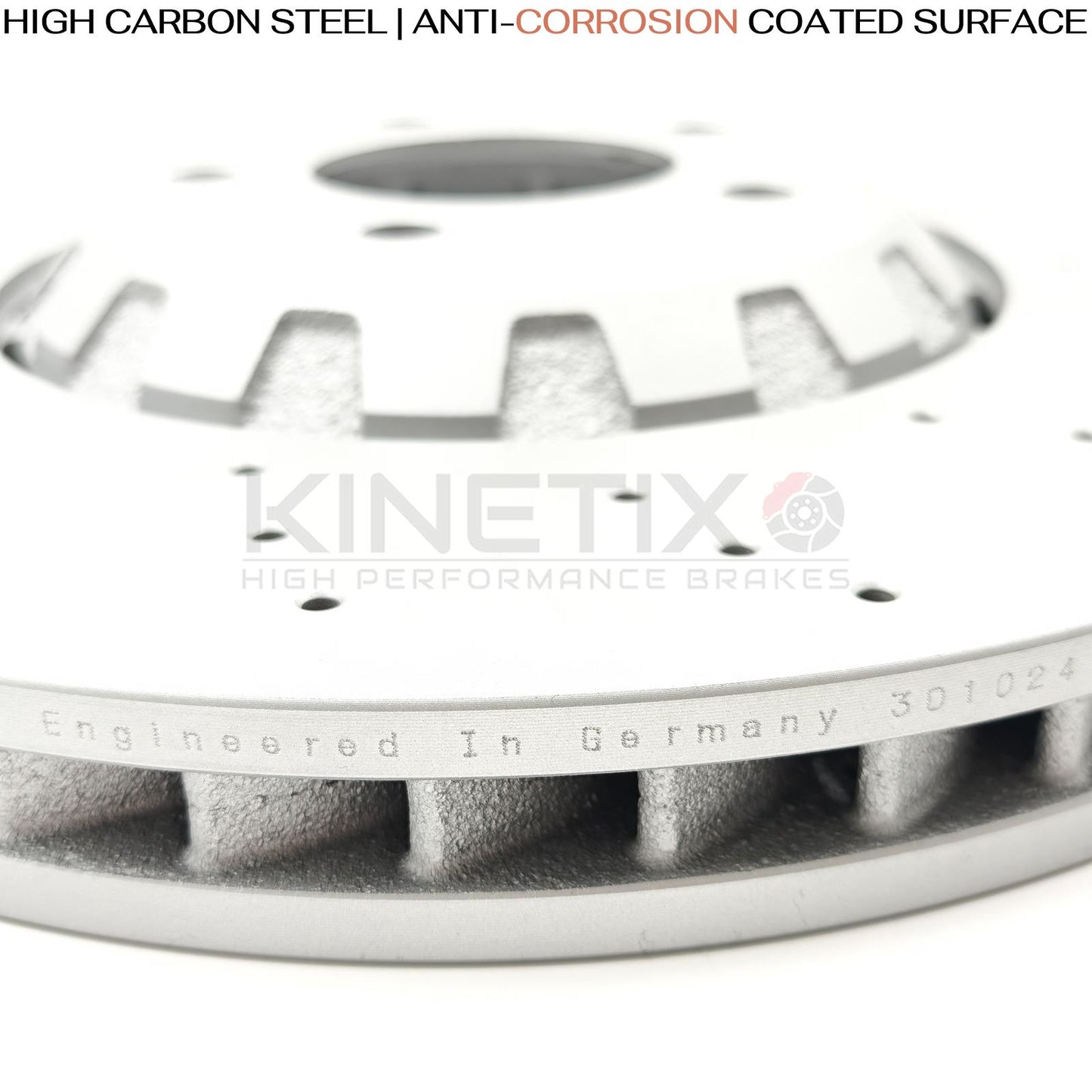 FOR BENTLEY BENTAYGA 15- CROSS DRILLED FRONT BRAKE DISCS PAIR 4M0615301AJ 400mm