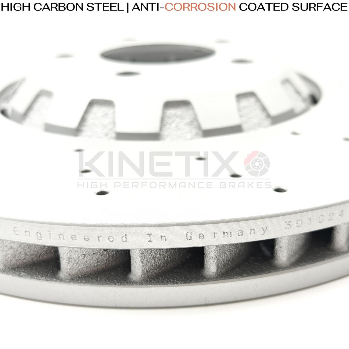 FOR BENTLEY BENTAYGA 3.0 Hybrid 4.0 4.0 D 6.0 CROSS DRILLED FRONT BRAKE DISCS PADS & WEAR WIRE SENSORS 400mm X 38mm 4M0615301AJ 4M0615301AR 4M0698151AK 4M0698151AE