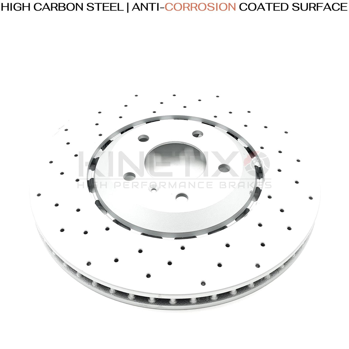 FOR BENTLEY BENTAYGA 15- 6.0 4.0 4.0D DRILLED FRONT REAR BRAKE DISCS 400mm 380mm
