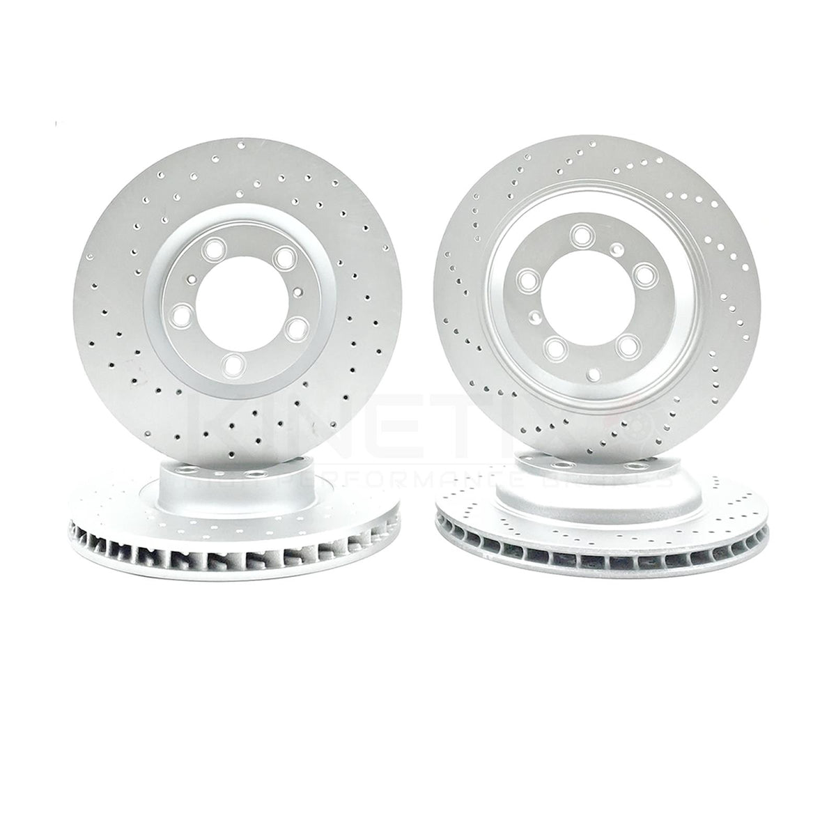 FOR PORSCHE PANAMERA 2.9 CROSS DRILLED FRONT REAR BRAKE DISCS 360mm 330mm