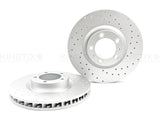 FOR PORSCHE PANAMERA 2.9 4 4S DRILLED FRONT REAR BRAKE DISCS PADS 360mm 330mm