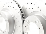 FOR PORSCHE PANAMERA 4.0 Turbo S E-Hybrid CROSS DRILLED FRONT REAR BRAKE DISCS