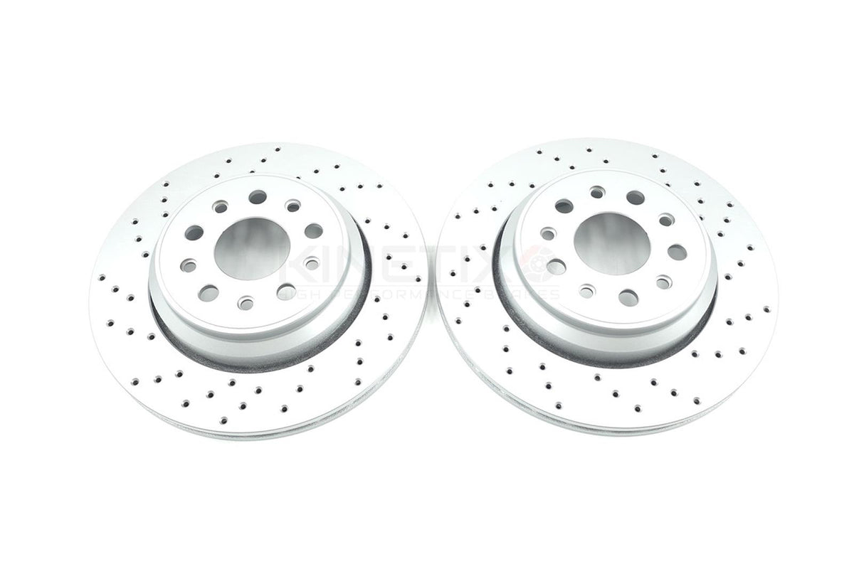 FOR MASERATI GHIBLI QUATTROPORTE 3.0 S 3.0 D REAR BRAKE DISCS 320mm 670030934