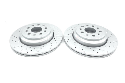 FOR MASERATI GHIBLI QUATTROPORTE 3.0 S 3.0 D REAR BRAKE DISCS PADS 670030934