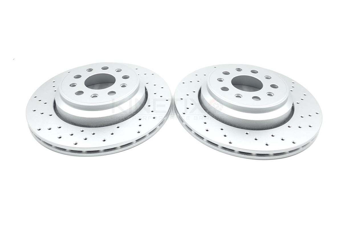 FOR MASERATI GHIBLI QUATTROPORTE 3.0 S 3.0 D REAR BRAKE DISCS 320mm 670030934