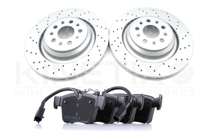 FOR MASERATI GHIBLI QUATTROPORTE 3.0 S 3.0 D REAR BRAKE DISCS PADS 670030934