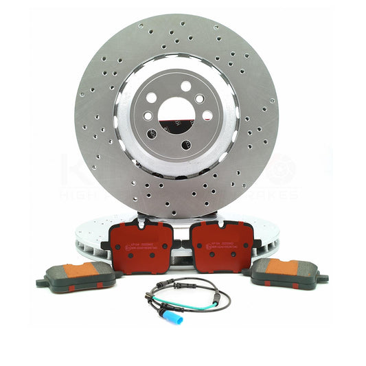 FOR BMW M5 F90 M8 F91 F92 F93 COMPETITION REAR LEFT RIGHT BRAKE DISCS PADS 380mm