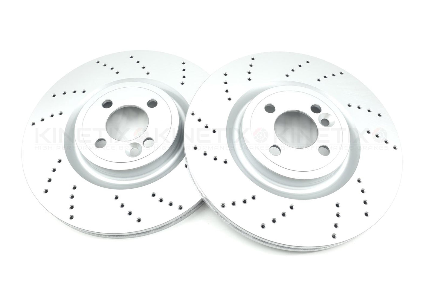 FOR R56 MINI JOHN COOPER WORKS GP2 12-13 FRONT DRILLED BRAKE DISCS PADS 330MM