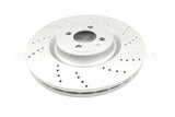 FOR R56 MINI JOHN COOPER WORKS GP2 12-13 FRONT DRILLED BRAKE DISCS 330MM