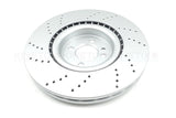FOR R56 MINI JOHN COOPER WORKS GP2 12-13 FRONT DRILLED BRAKE DISCS 330MM