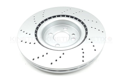 FITS MINI JOHN COOPER WORKS GP2 12-13 R56 DRILLED FRONT BRAKE DISCS PADS 330MM